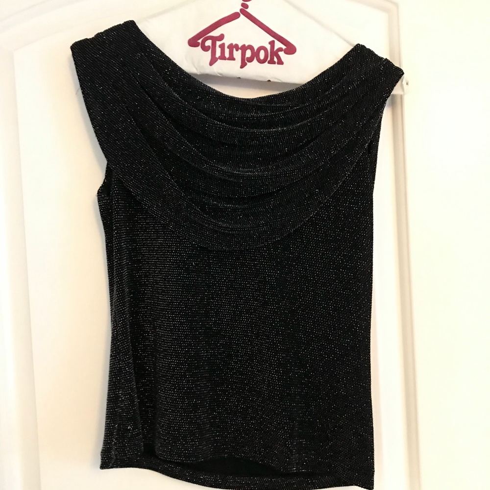 Black sparkling shirt